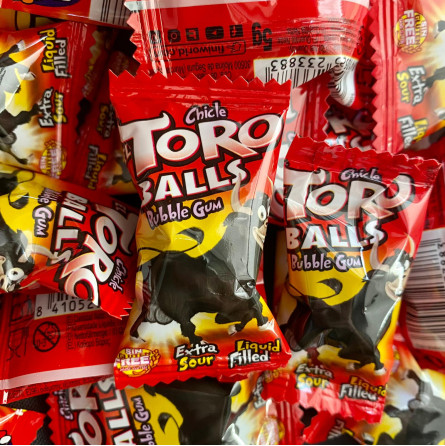 Chewing-Gum Toro Balls x3