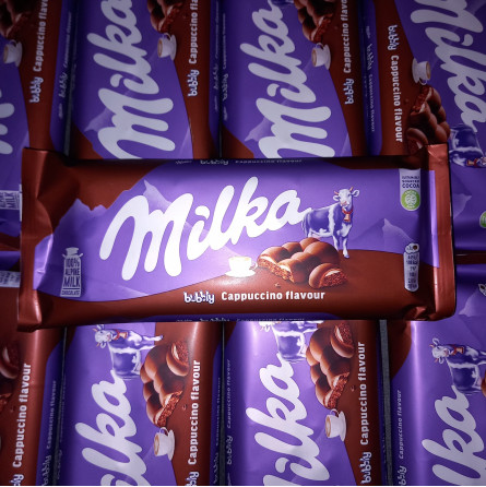 Tablette Milka Bubbly Capuccino