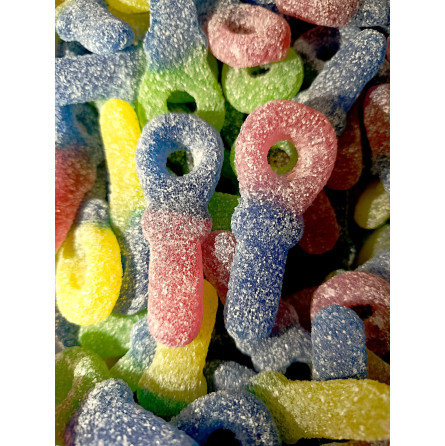 T&eacute;tines Acidul&eacute;es T&acirc;che Langue Fruit&eacute;es (100g)