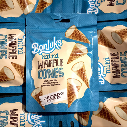 Mini Cornets Chocolat Blanc